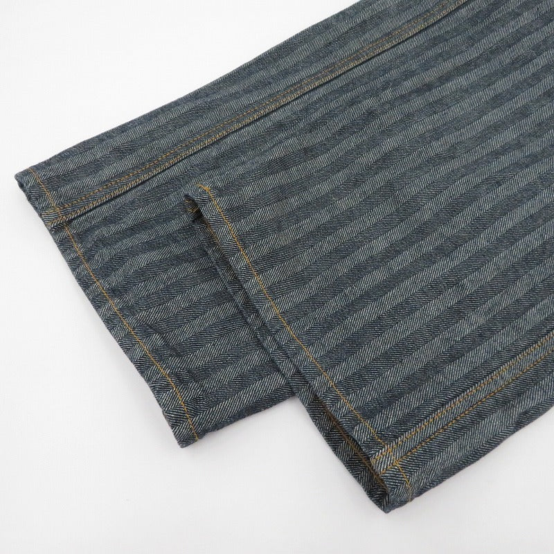 児島ジーンズ | コジマジーンズ Herringbong Cargo Pants カーゴパンツ nb1127h ブルー サイズ：34【瀬戸大橋店】
