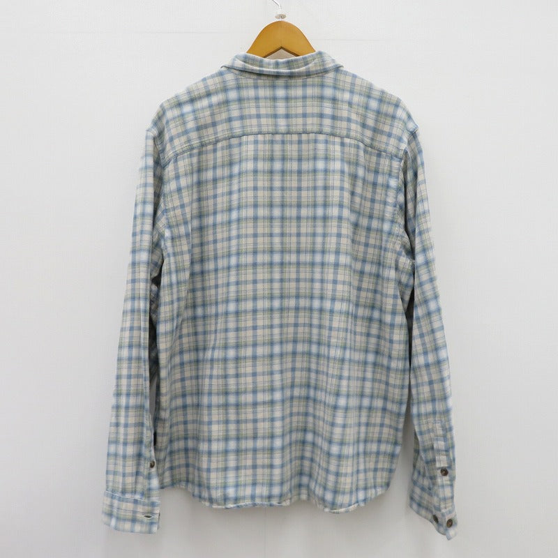 patagonia | パタゴニア ﾗｲﾄｳｪｲﾄ ﾌｨﾖﾙﾄﾞ ﾌﾗﾝﾈﾙｼｬﾂ 長袖シャツ 42410 ブルー サイズ：XL【瀬戸大橋店】