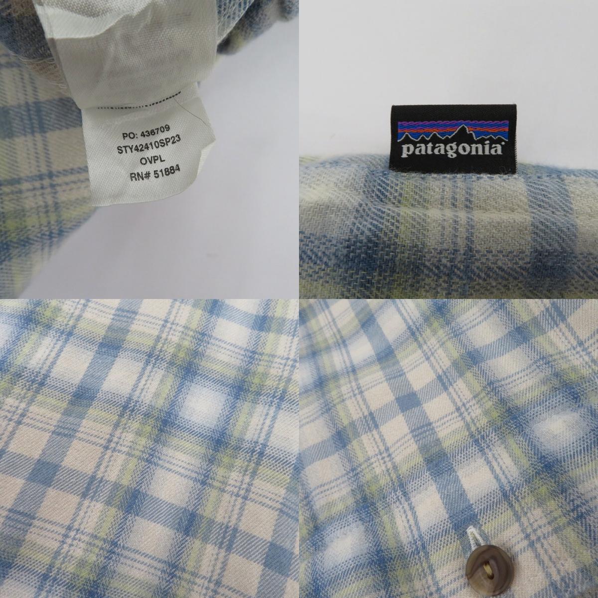 patagonia | パタゴニア ﾗｲﾄｳｪｲﾄ ﾌｨﾖﾙﾄﾞ ﾌﾗﾝﾈﾙｼｬﾂ 長袖シャツ 42410 ブルー サイズ：XL【瀬戸大橋店】