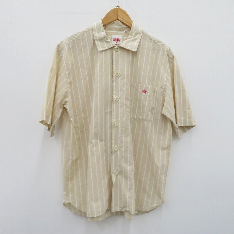 Danton | ダントン 半袖シャツ JD-3609 ベージュ サイズ：40【瀬戸大橋店】