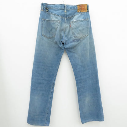 Levi's VintageClothing | リーバイスヴィンテージクロージング 501xxブルパンチャーフィニッシュ/リペアデニム デニムパンツ 47501-0051 ブルー【瀬戸大橋店】