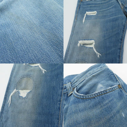 Levi's VintageClothing | リーバイスヴィンテージクロージング 501xxブルパンチャーフィニッシュ/リペアデニム デニムパンツ 47501-0051 ブルー【瀬戸大橋店】