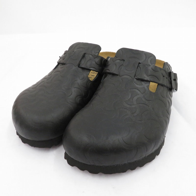 BIRKENSTOCK | ビルケンシュトック BEAMS【別注】BOSTON “BONE PATTERN” サンダル 11-33-0459-271 ブラック 26cm【瀬戸大橋店】