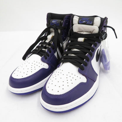 NIKE | ナイキ Retro High OG 'Court Purple/White/Black' (2020) スニーカー エアジョーダン パープル 27cm【瀬戸大橋店】