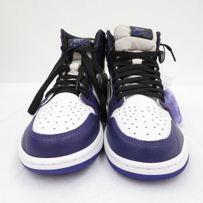 NIKE | ナイキ Retro High OG 'Court Purple/White/Black' (2020) スニーカー エアジョーダン パープル 27cm【瀬戸大橋店】