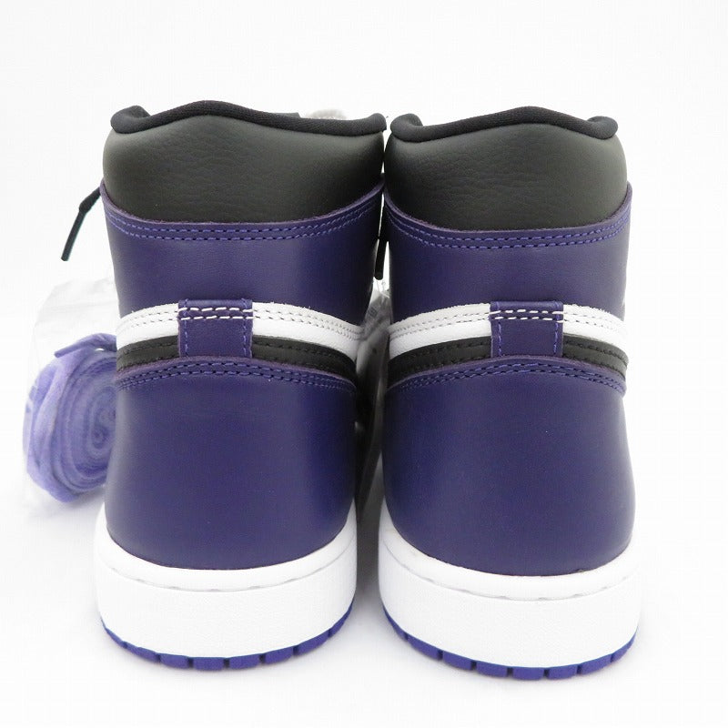 NIKE | ナイキ Retro High OG 'Court Purple/White/Black' (2020) スニーカー エアジョーダン パープル 27cm【瀬戸大橋店】
