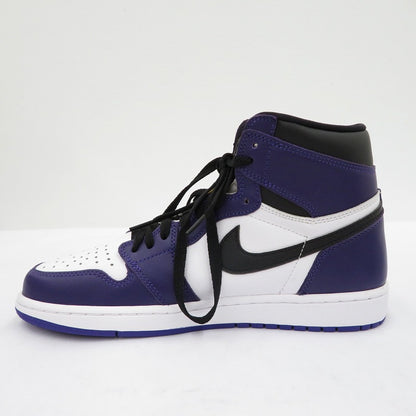 NIKE | ナイキ Retro High OG 'Court Purple/White/Black' (2020) スニーカー エアジョーダン パープル 27cm【瀬戸大橋店】