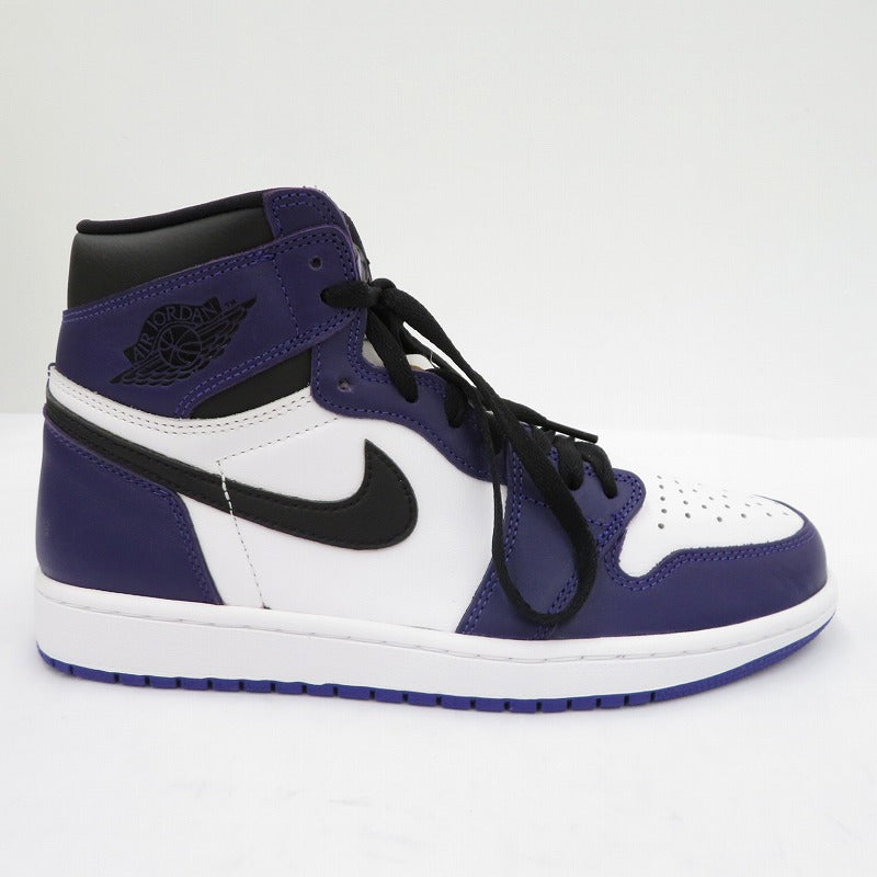 NIKE | ナイキ Retro High OG 'Court Purple/White/Black' (2020) スニーカー エアジョーダン パープル 27cm【瀬戸大橋店】