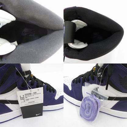 NIKE | ナイキ Retro High OG 'Court Purple/White/Black' (2020) スニーカー エアジョーダン パープル 27cm【瀬戸大橋店】