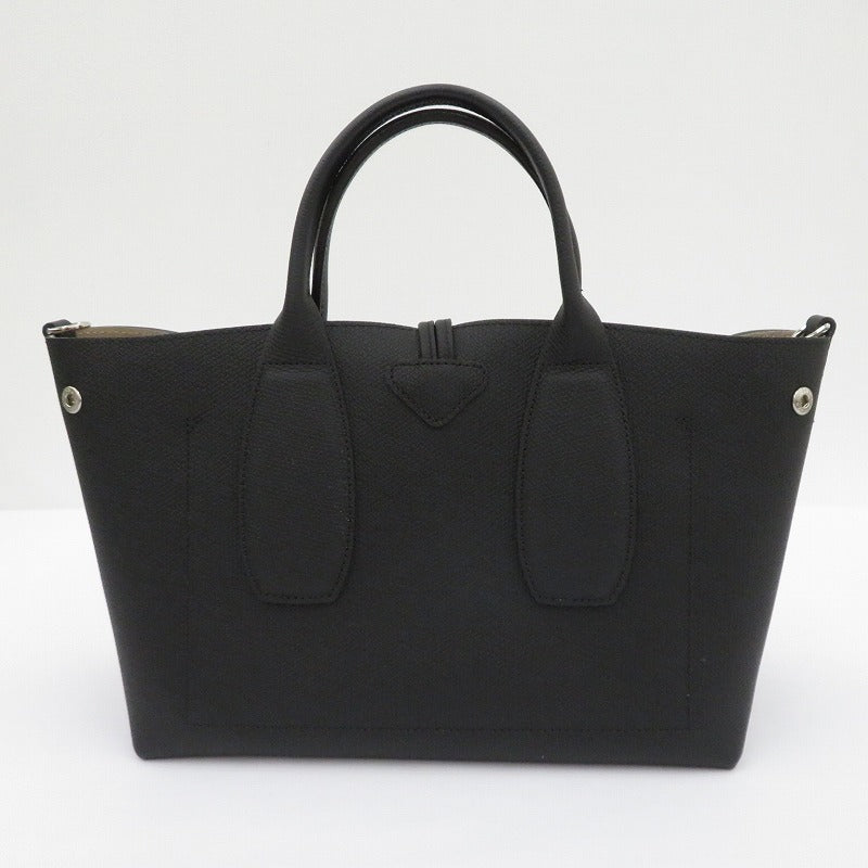 Longchamp | ロンシャン ﾛｿﾞ ﾄｯﾌﾟﾊﾝﾄﾞﾙﾊﾞｯｸﾞ トートバッグ 10058HPN001 ブラック【瀬戸大橋店】