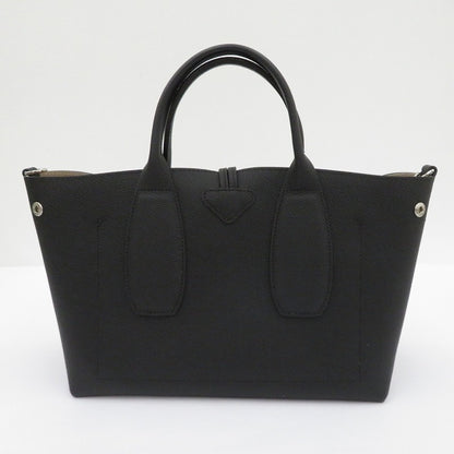 Longchamp | ロンシャン ﾛｿﾞ ﾄｯﾌﾟﾊﾝﾄﾞﾙﾊﾞｯｸﾞ トートバッグ 10058HPN001 ブラック【瀬戸大橋店】