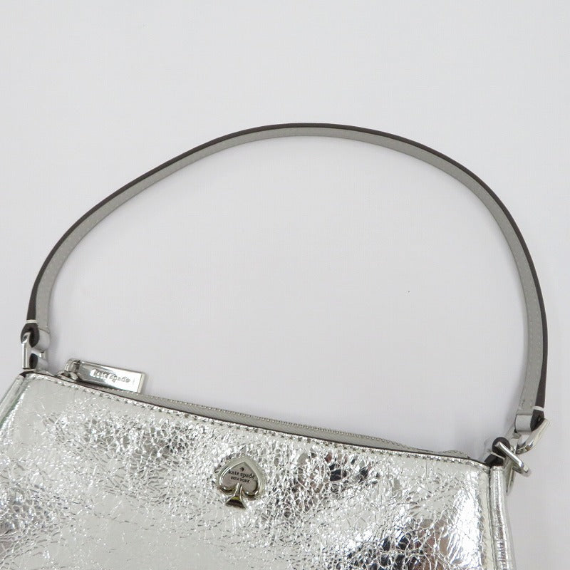 kate spade NEW YORK | ケイトスペードニューヨーク ハンドバッグ シルバー【瀬戸大橋店】