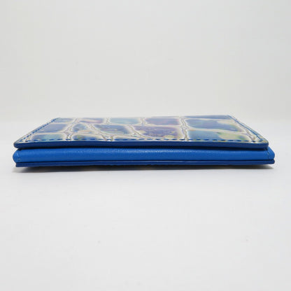 シャルトル カードケース ASHFORD ブルー【瀬戸大橋店】