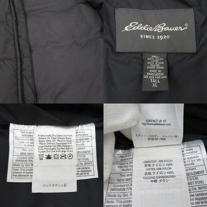 【中古】Eddie Bauer | エディー・バウアー ダウンベスト ブラック サイズ：XL【瀬戸大橋店】
