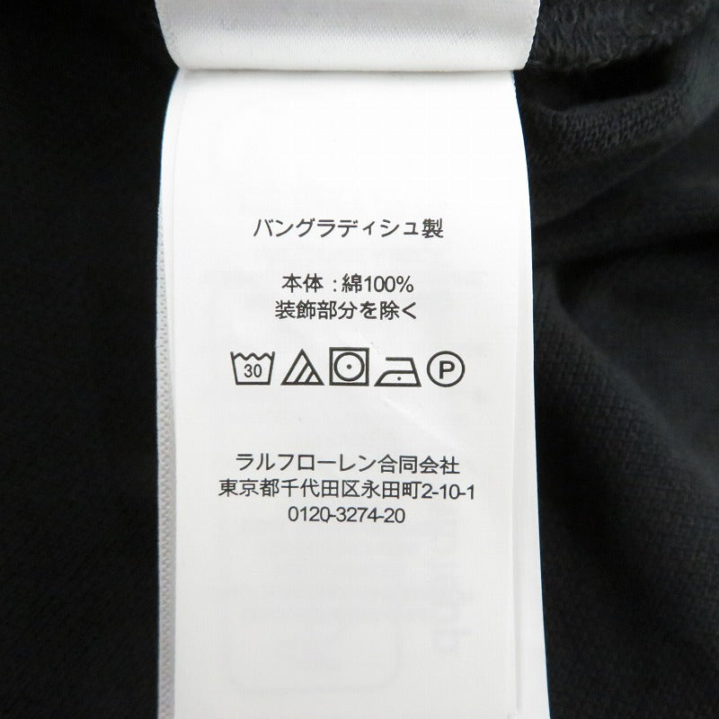 【中古】POLO RALPH LAUREN | ポロ・ラルフローレン ｱｲｺﾆｯｸﾒｯｼｭﾎﾟﾛｼｬﾂ ポロシャツ MNPOKNI1N820344 ブラック サイズ：M【瀬戸大橋店】