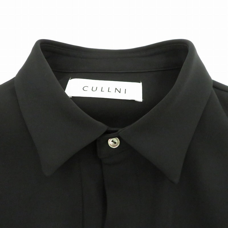 【中古】CULLNI | クルニ 長袖シャツ 22-SS-062 ブラック サイズ：1【瀬戸大橋店】