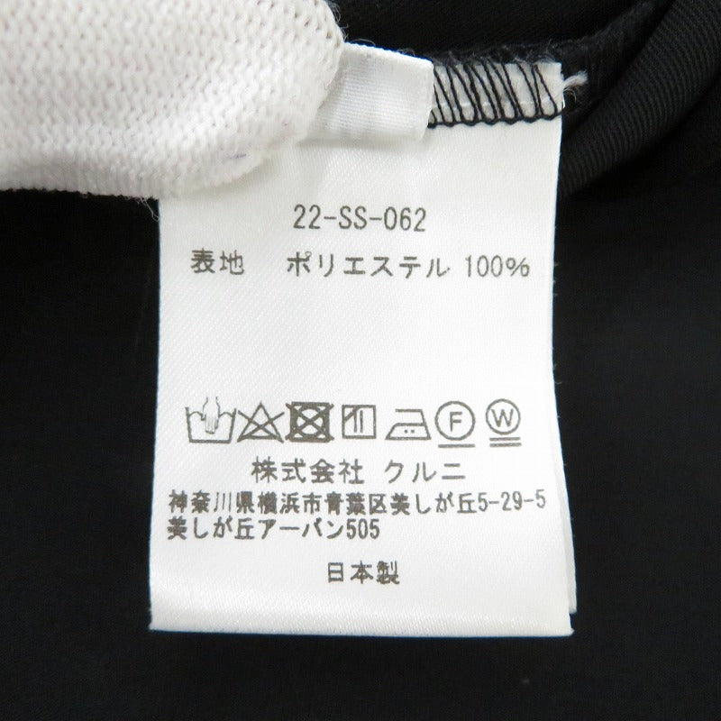【中古】CULLNI | クルニ 長袖シャツ 22-SS-062 ブラック サイズ：1【瀬戸大橋店】