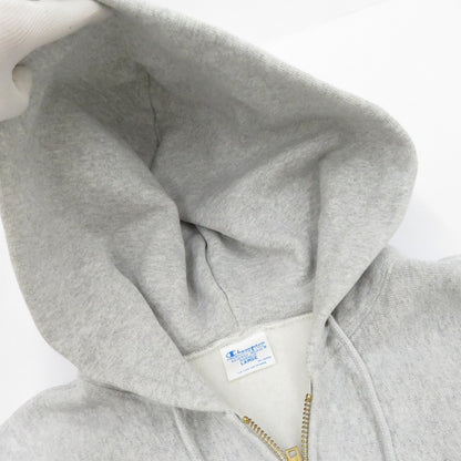 【中古】X-LARGE | エクストララージ Champion REVERSE WEAVE ZIP UP HOODED SWEATSHIRT パーカー C8-C117 グレー サイズ：L【瀬戸大橋店】