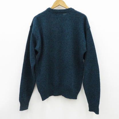 【中古】Eddie Bauer | エディー・バウアー USA製/黒タグウールセーター セーター グリーン サイズ：L【瀬戸大橋店】