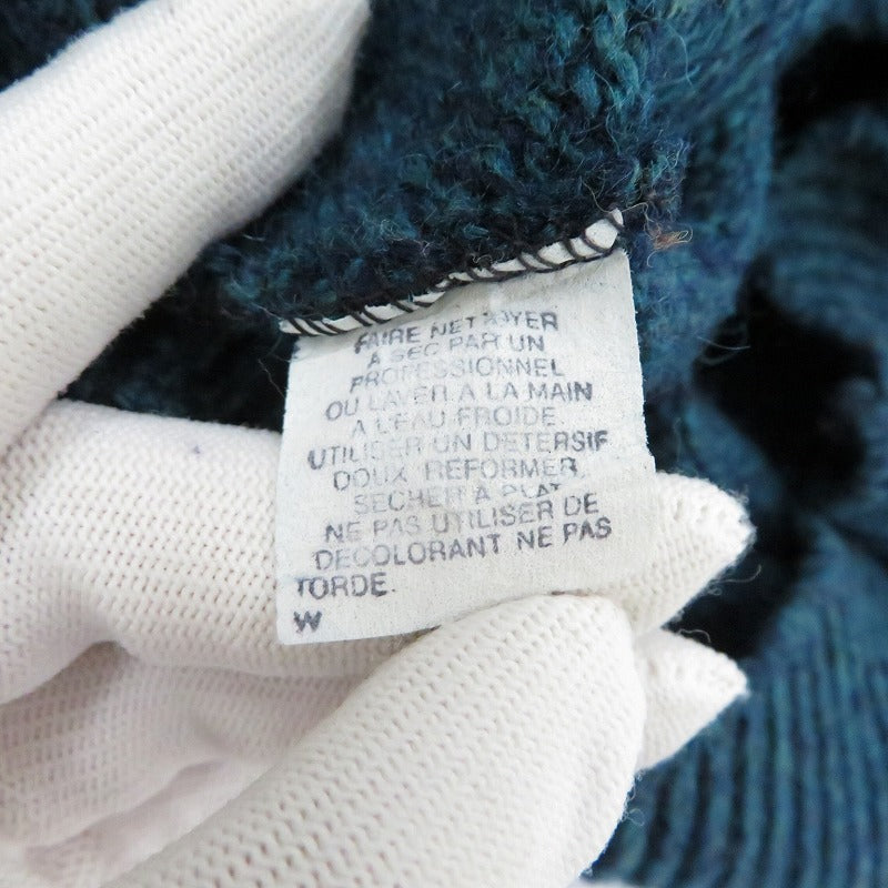 【中古】Eddie Bauer | エディー・バウアー USA製/黒タグウールセーター セーター グリーン サイズ：L【瀬戸大橋店】