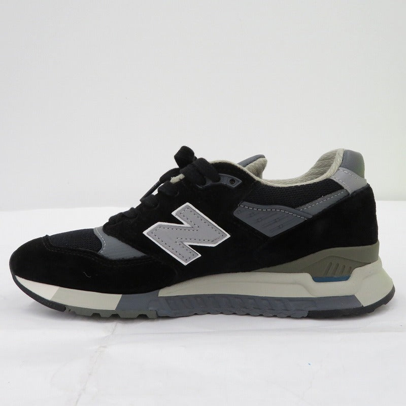【中古】NEW BALANCE | ニューバランス USA製 スニーカー U998BL ブラック 25cm【瀬戸大橋店】