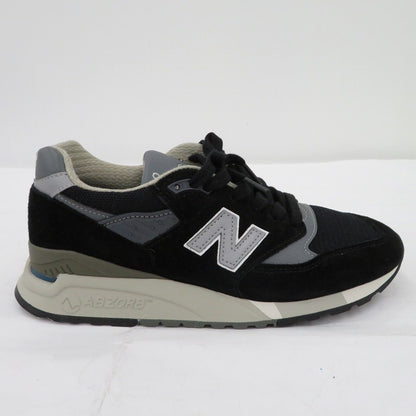 【中古】NEW BALANCE | ニューバランス USA製 スニーカー U998BL ブラック 25cm【瀬戸大橋店】
