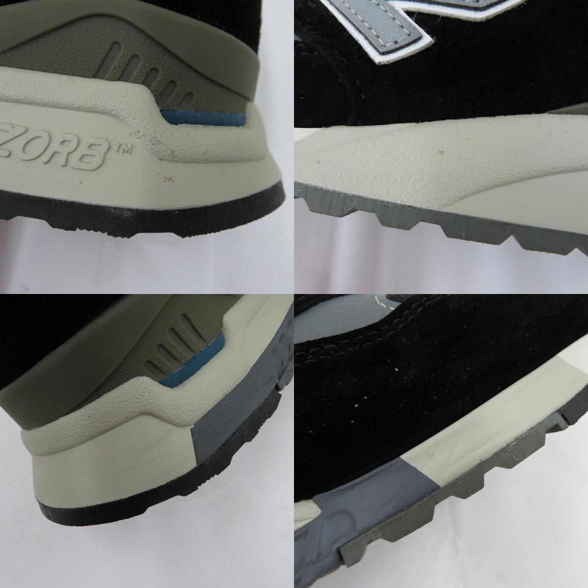 【中古】NEW BALANCE | ニューバランス USA製 スニーカー U998BL ブラック 25cm【瀬戸大橋店】