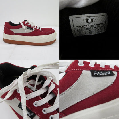 【中古】 ESPRESSO SUEDE スニーカー NW-001RE northwave レッド 26.5cm【瀬戸大橋店】