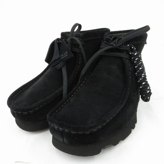 【中古】Clarks | クラークス WallabeeBT GTX ブーツ ブラック 26cm【瀬戸大橋店】