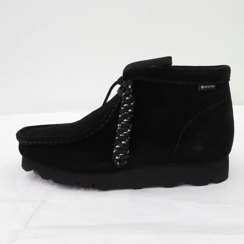 【中古】Clarks | クラークス WallabeeBT GTX ブーツ ブラック 26cm【瀬戸大橋店】