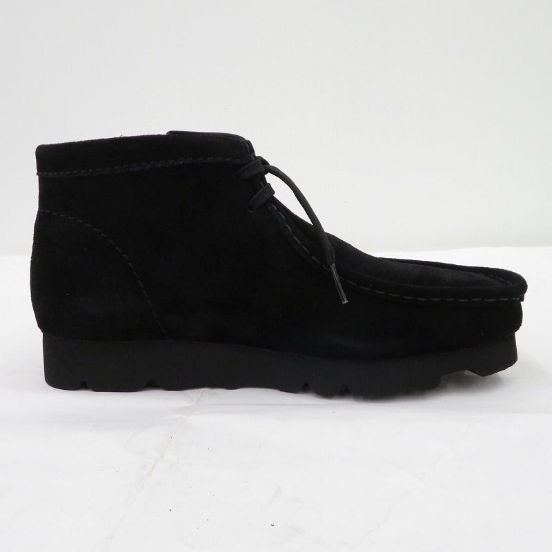 【中古】Clarks | クラークス WallabeeBT GTX ブーツ ブラック 26cm【瀬戸大橋店】