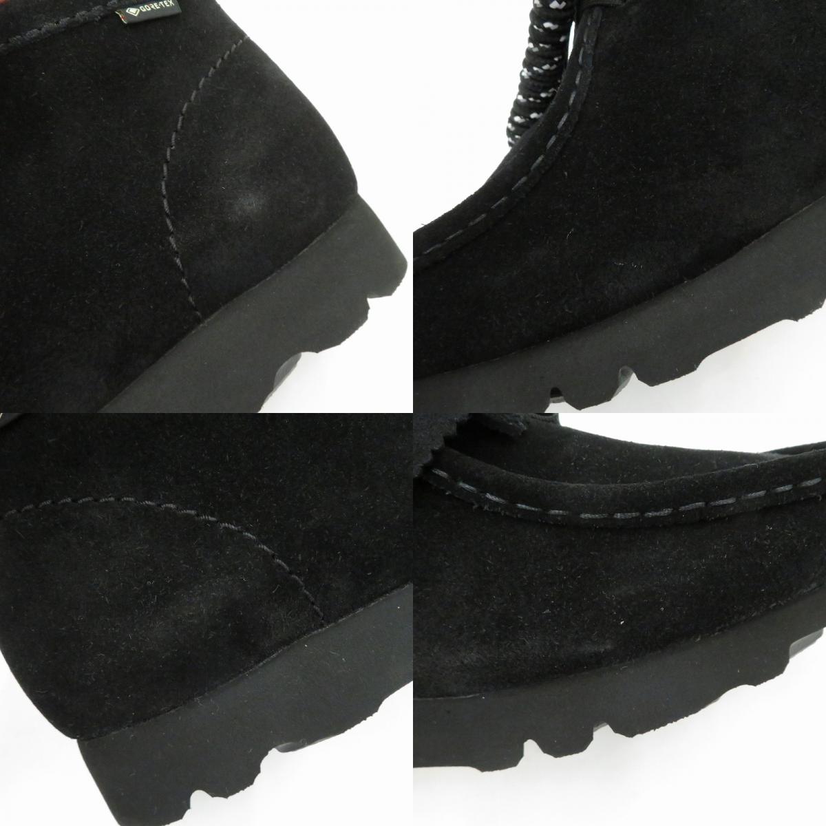 【中古】Clarks | クラークス WallabeeBT GTX ブーツ ブラック 26cm【瀬戸大橋店】