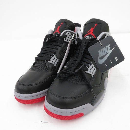 【中古】NIKE | ナイキ AJ4 Retro 'Bred Reimagined' スニーカー FV5029-006 エアジョーダン ブラック 28cm【瀬戸大橋店】