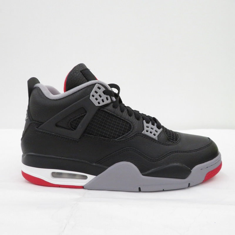 【中古】NIKE | ナイキ AJ4 Retro 'Bred Reimagined' スニーカー FV5029-006 エアジョーダン ブラック 28cm【瀬戸大橋店】