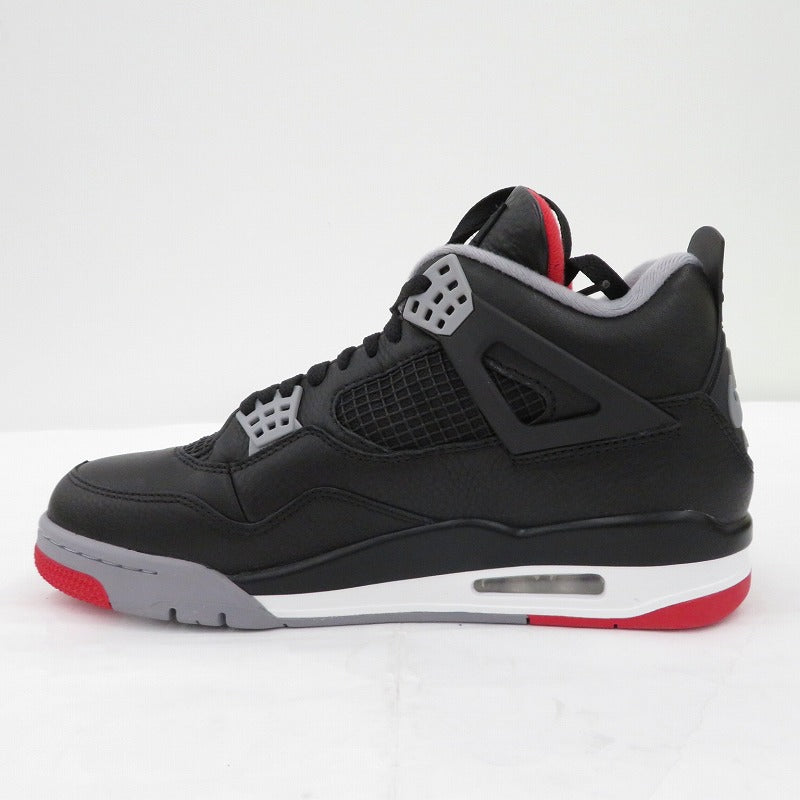 【中古】NIKE | ナイキ AJ4 Retro 'Bred Reimagined' スニーカー FV5029-006 エアジョーダン ブラック 28cm【瀬戸大橋店】