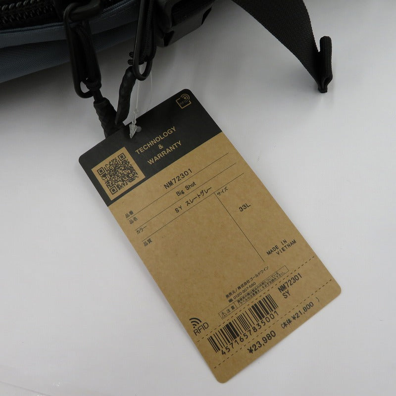 【中古】THE NORTH FACE | ザ・ノースフェイス BIG SHOT リュック・デイパック NM72301 グレー【瀬戸大橋店】
