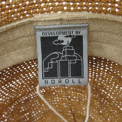 【中古】NOROLL | ノーロール DETOURS RAFFIA HAT ハット ベージュ【瀬戸大橋店】