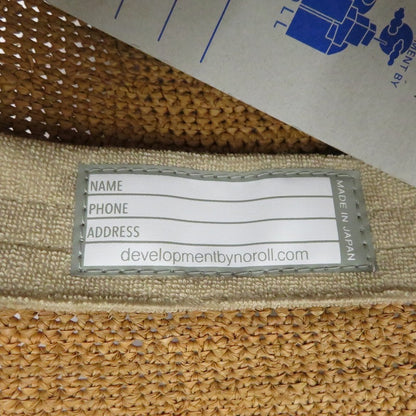 【中古】NOROLL | ノーロール DETOURS RAFFIA HAT ハット ベージュ【瀬戸大橋店】