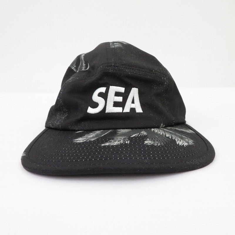 【中古】WIND AND SEA | ウィンダンシーウインダンシー キャップ WDS-O-PLT-25-Q4-AC-03 サイズ：F ブラック【瀬戸大橋店】