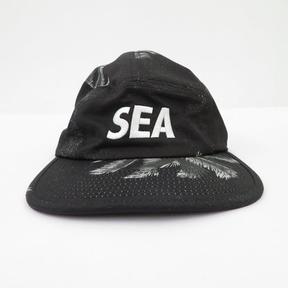 【中古】WIND AND SEA | ウィンダンシーウインダンシー キャップ WDS-O-PLT-25-Q4-AC-03 サイズ：F ブラック【瀬戸大橋店】