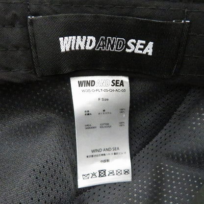 【中古】WIND AND SEA | ウィンダンシーウインダンシー キャップ WDS-O-PLT-25-Q4-AC-03 サイズ：F ブラック【瀬戸大橋店】
