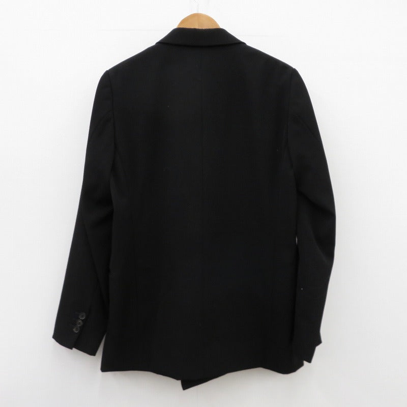 【中古】AURALEE | オーラリー WOOL MAX GABARDINE DOUBLE-BREASTED JACKET テーラードジャケット A20AJ01MG ブラック サイズ：3【瀬戸大橋店】