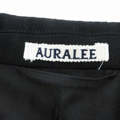 【中古】AURALEE | オーラリー WOOL MAX GABARDINE DOUBLE-BREASTED JACKET テーラードジャケット A20AJ01MG ブラック サイズ：3【瀬戸大橋店】
