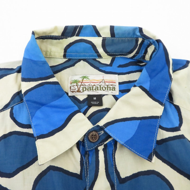 【中古】patagonia | パタゴニア メンズ・マリヒニ・パタロハ・シャツ その他トップス 52561 アロハ ブルー サイズ：M【瀬戸大橋店】