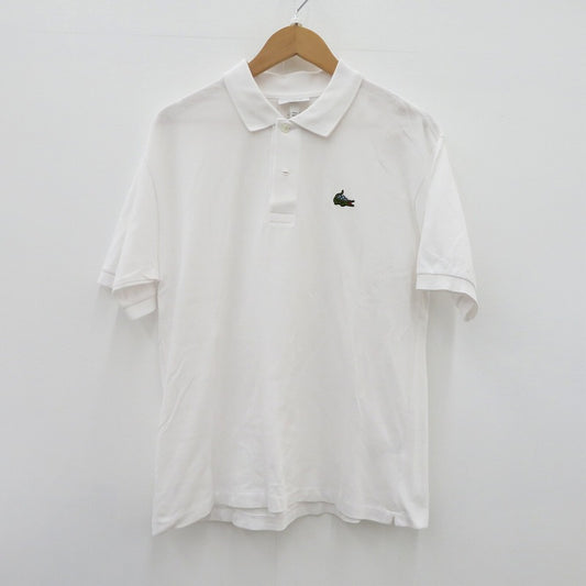 【中古】LACOSTE | ラコステ ×ｺﾞｼﾞﾗ ポロシャツ ホワイト サイズ：XL【瀬戸大橋店】