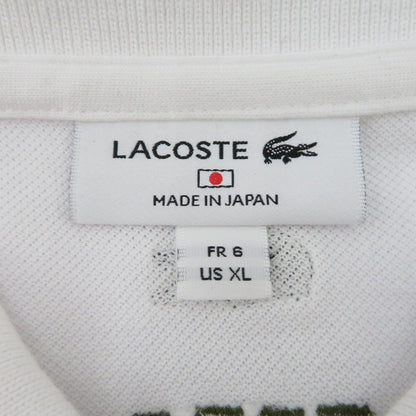【中古】LACOSTE | ラコステ ×ｺﾞｼﾞﾗ ポロシャツ ホワイト サイズ：XL【瀬戸大橋店】