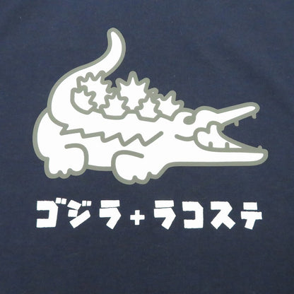 【中古】LACOSTE | ラコステ ×ｺﾞｼﾞﾗ 半袖Ｔシャツ ネイビー サイズ：XL【瀬戸大橋店】