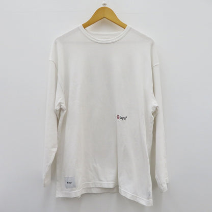 【中古】W)TAPS | ダブルタップス Lim / LS / Cotton 長袖Ｔシャツ 251ATDT-CSM12 ホワイト サイズ：2【瀬戸大橋店】