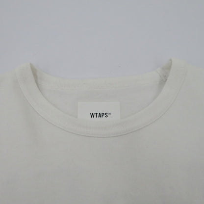 【中古】W)TAPS | ダブルタップス Lim / LS / Cotton 長袖Ｔシャツ 251ATDT-CSM12 ホワイト サイズ：2【瀬戸大橋店】