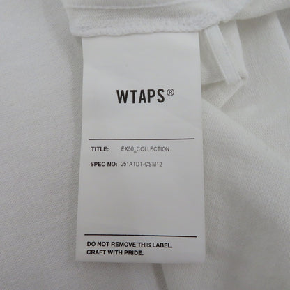 【中古】W)TAPS | ダブルタップス Lim / LS / Cotton 長袖Ｔシャツ 251ATDT-CSM12 ホワイト サイズ：2【瀬戸大橋店】